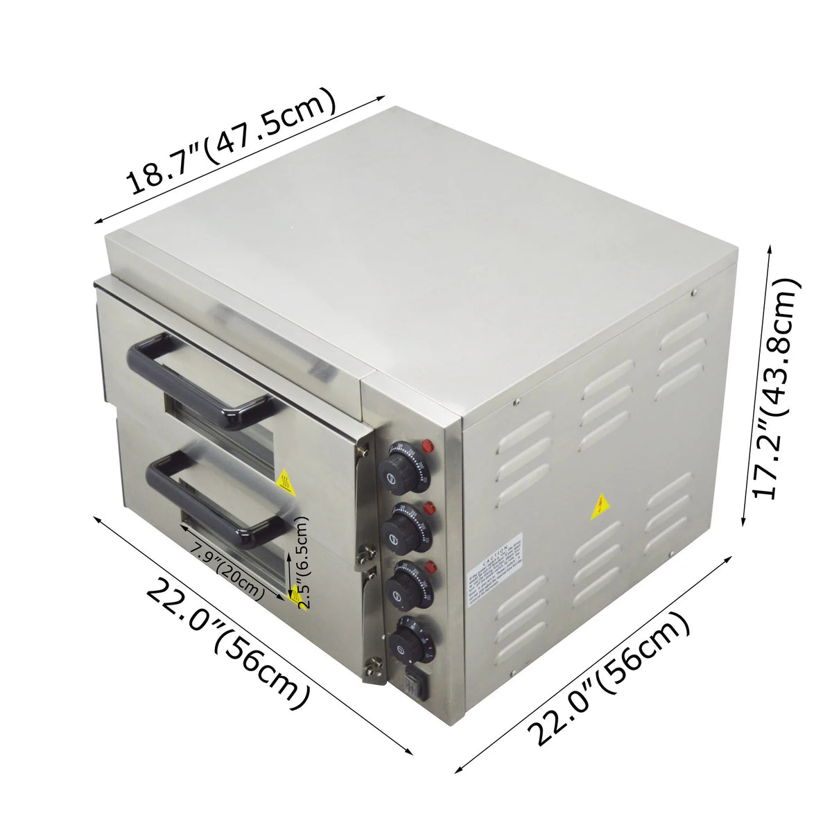 Commercial Electric Oven Stainless Steel 3KW W839