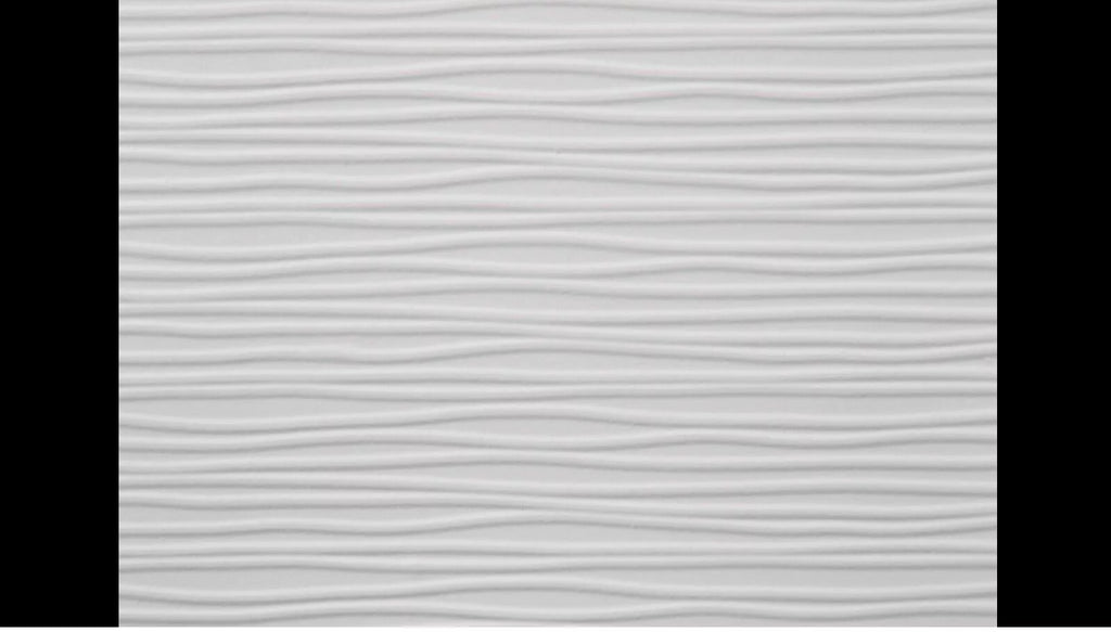 White Full Size Wood Panel Bed Set N582402