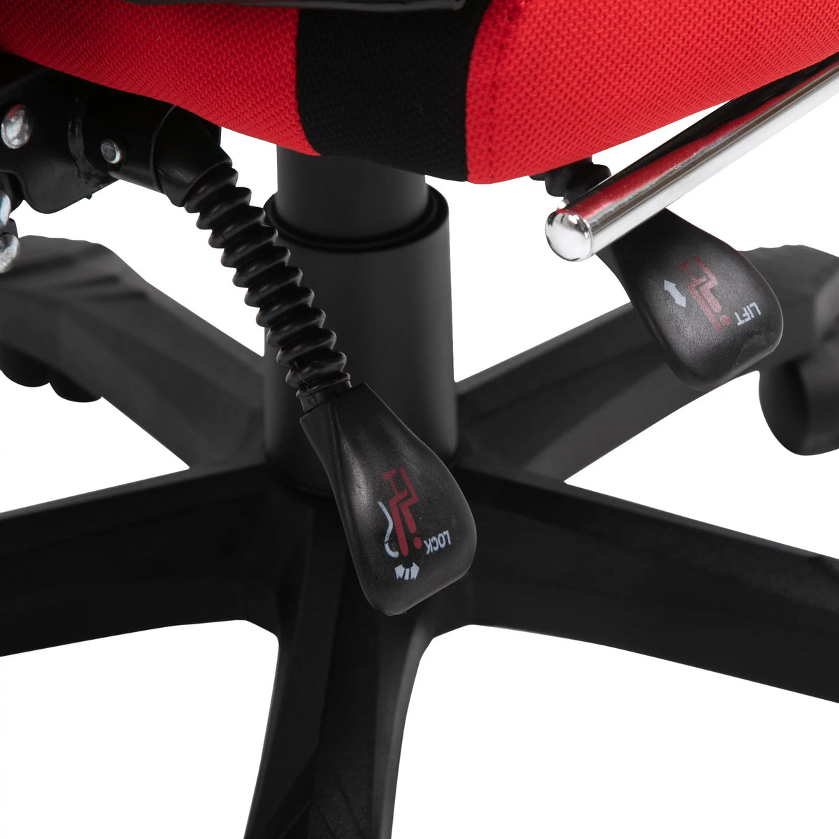 Red Adjustable Height Active Chair T690