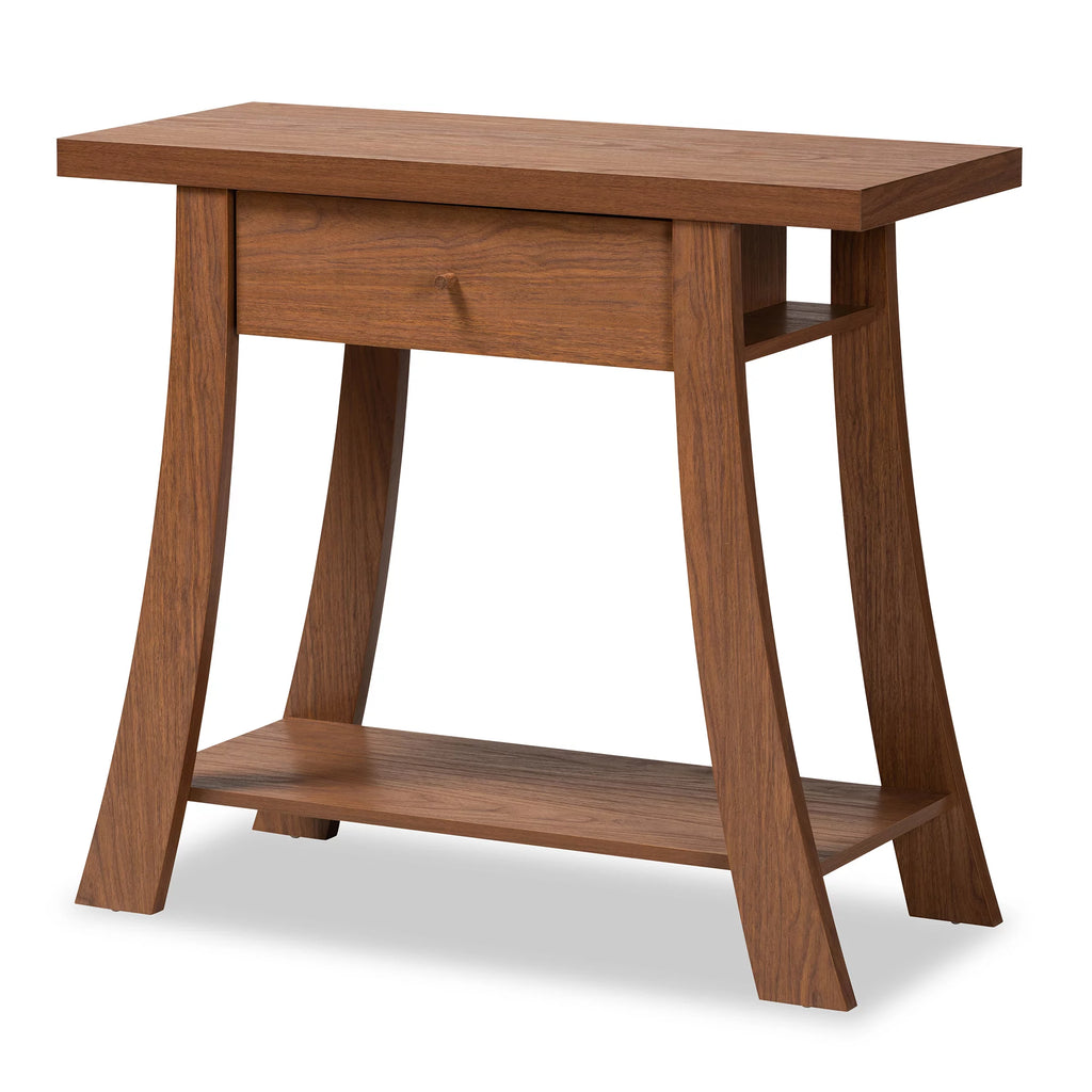 Modern Wood 1 Drawer Console Table I747