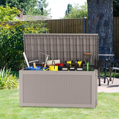 100 Gallon Waterproof Resin Deck Box K8377