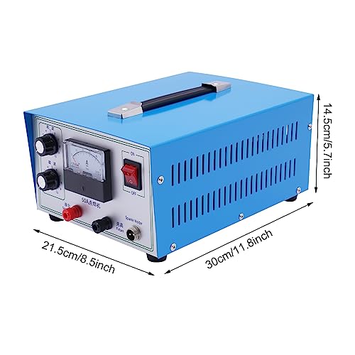 110V Blue Jewelry Welding Machine Spot Welder with Foot Pedal K828265