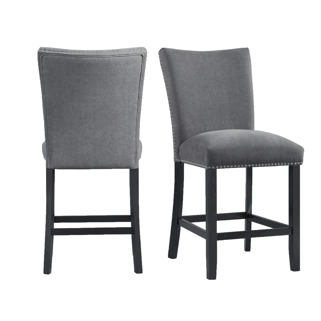 Charcoal Counter Height Side Chair Set K6669