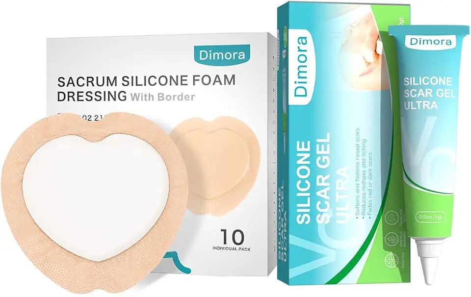 10 Pack Wound Dressing & Silicone Scar Gel J668