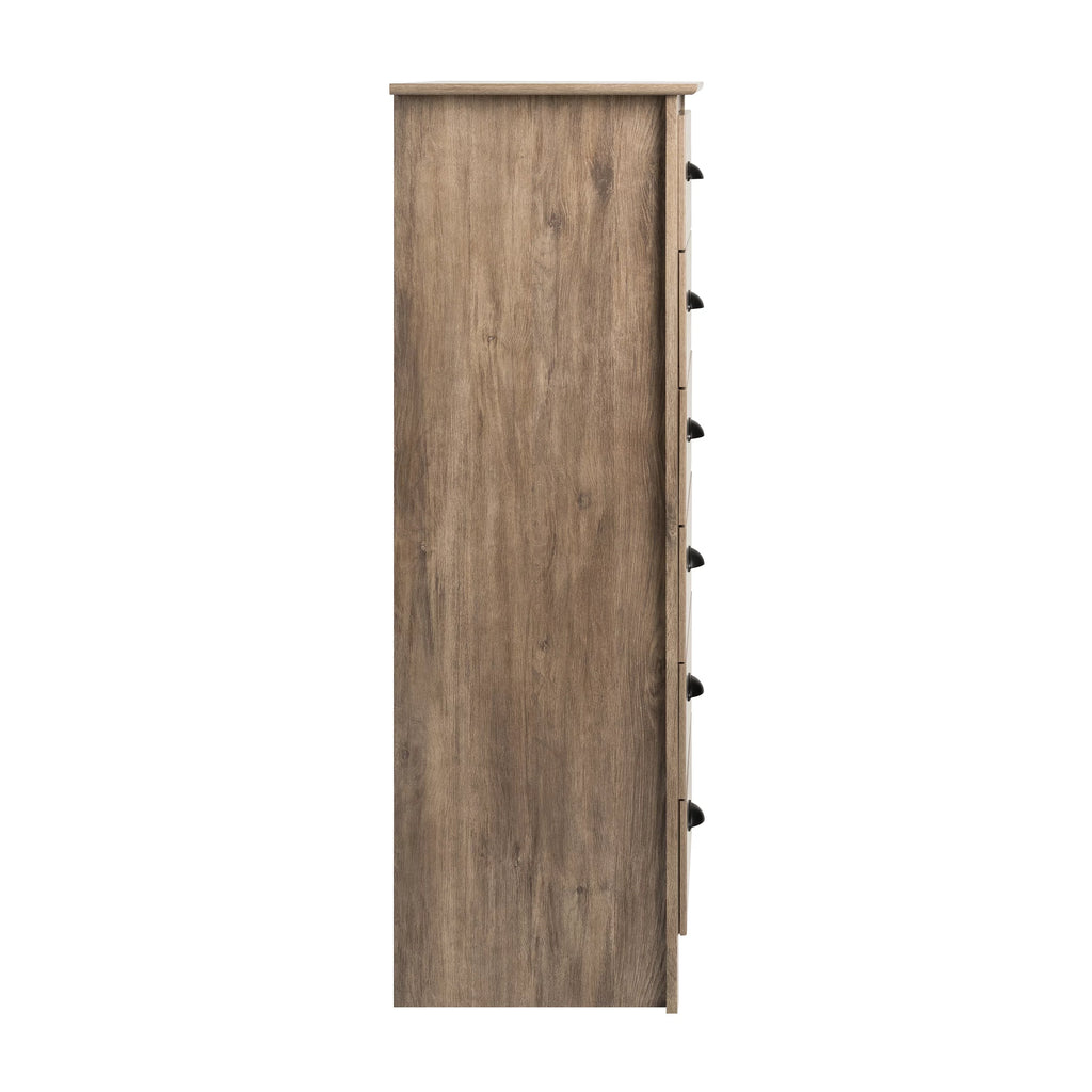 6 Drawer Drifted Gray Dresser N136