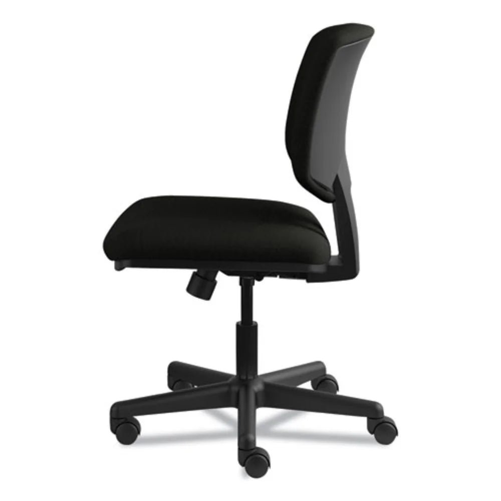 Black Leather Task Chair with Synchro-Tilt N429511