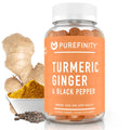 Turmeric Gummies with Ginger & Black Pepper, Gluten Free, 60ct W95116
