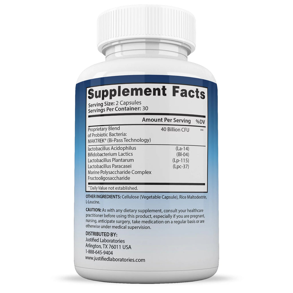 Probiotic 40 Billion CFU Supplement 300 Capsules G226
