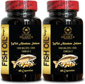 Omega 3 Fish Oil Liquid Supplement, Non-GMO Gluten Free, 120 Capsules W638