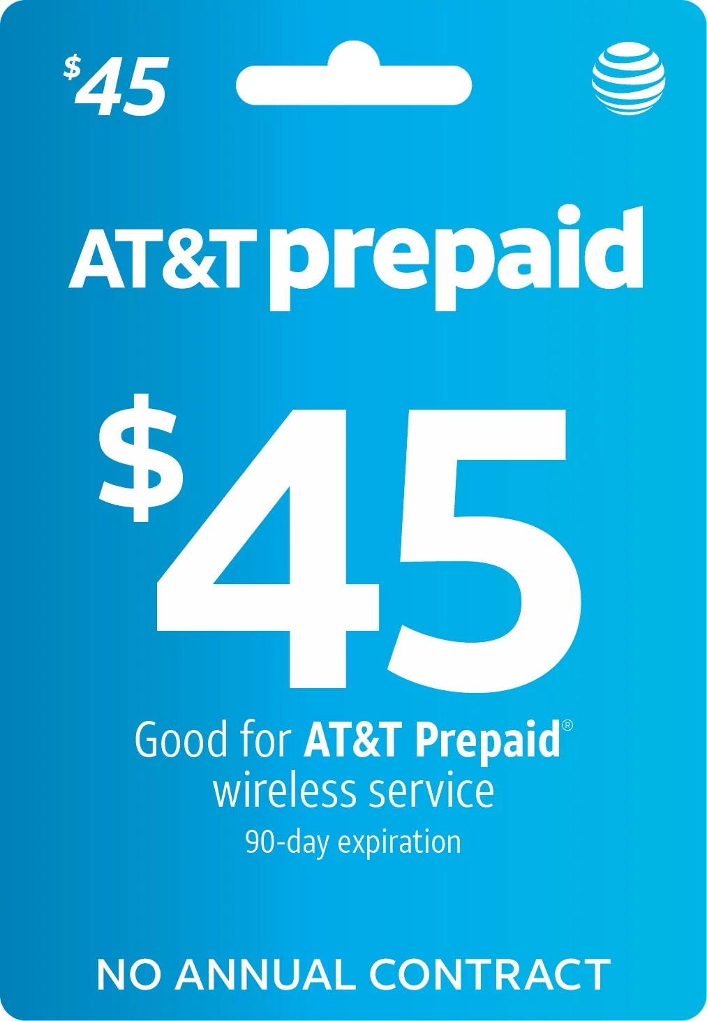 AT&T Prepaid $45 Top Up R8245
