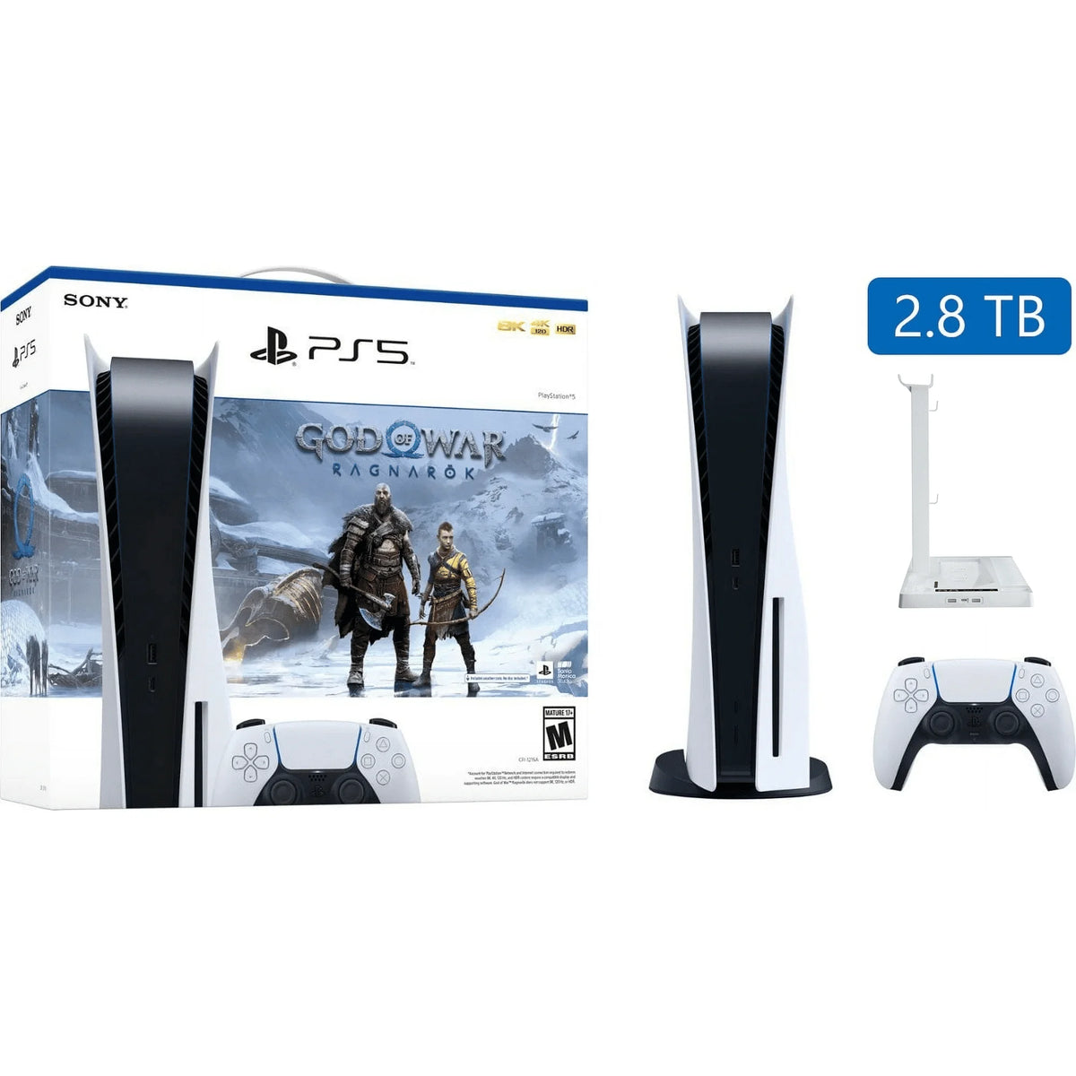 PS5 Video Game Console Disc Edition 2.8TB SSD R593