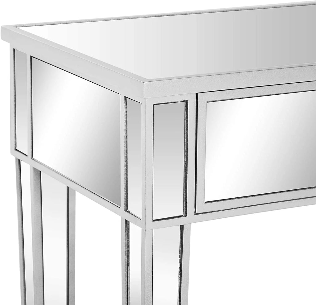 Mirrored Console Table with 2 Drawers Z250