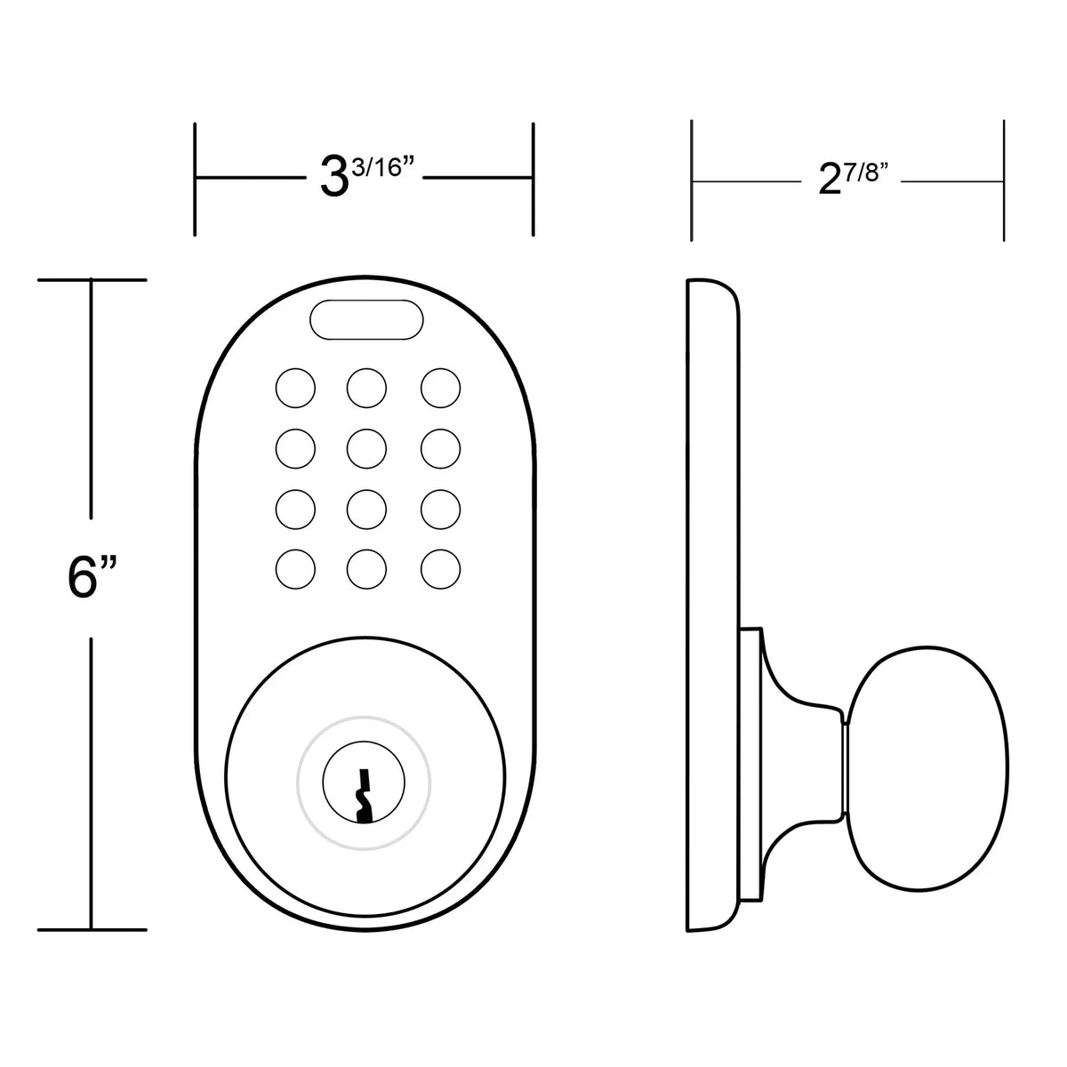 Interior Doorknob Satin Nickel U360