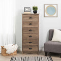 6 Drawer Drifted Gray Dresser N136