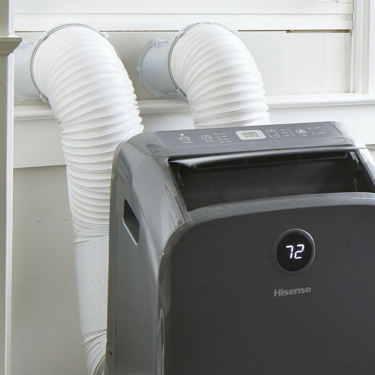 10,000-BTU Dual Hose Portable Air Conditioner with Heat W952336