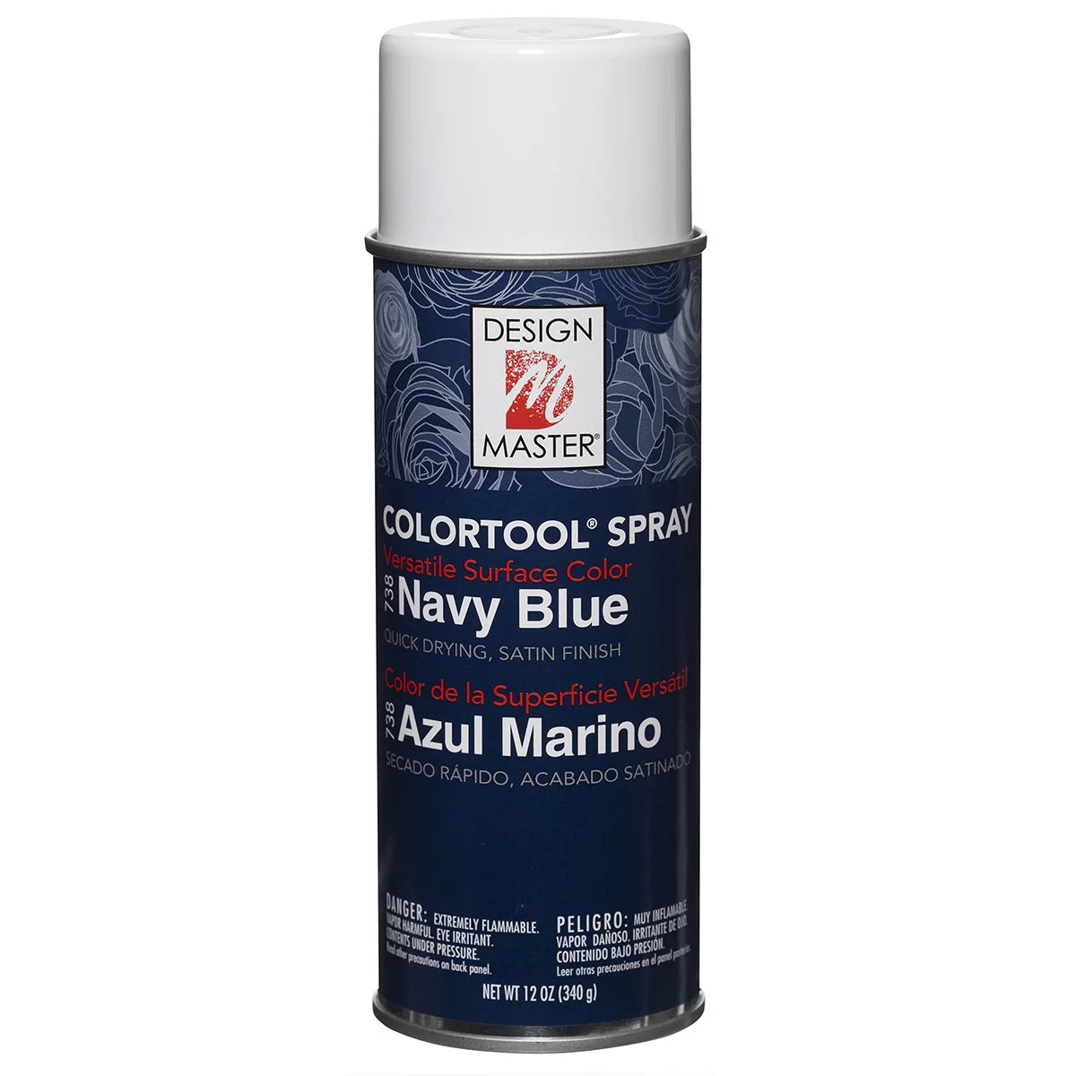 Matte Navy Blue Spray Paint, 12oz G158459