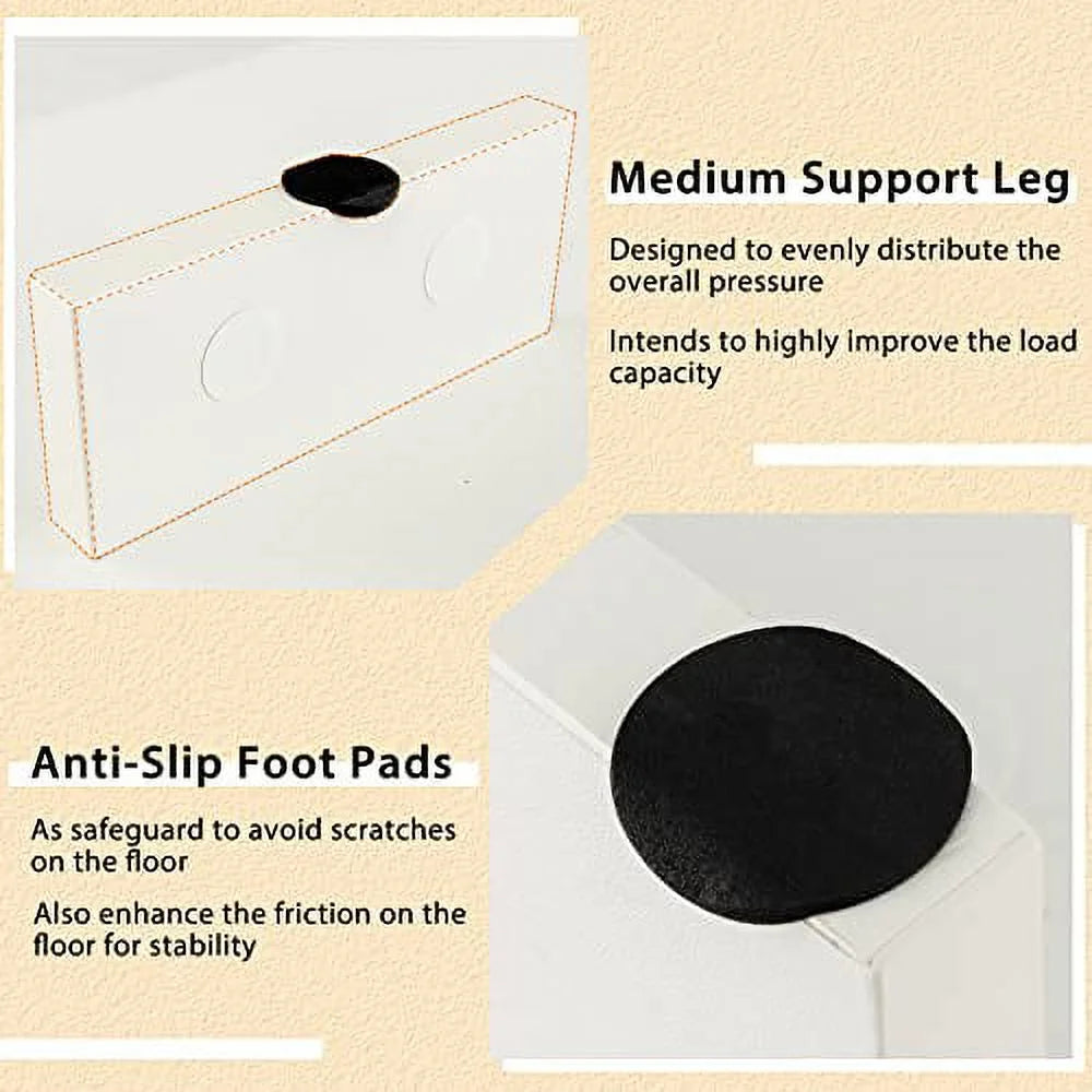 White Coffee Table with Storage P39742