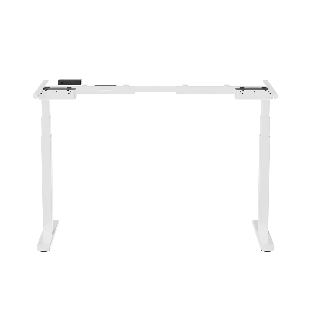 White Electric Stand up Office Desk Frame J117