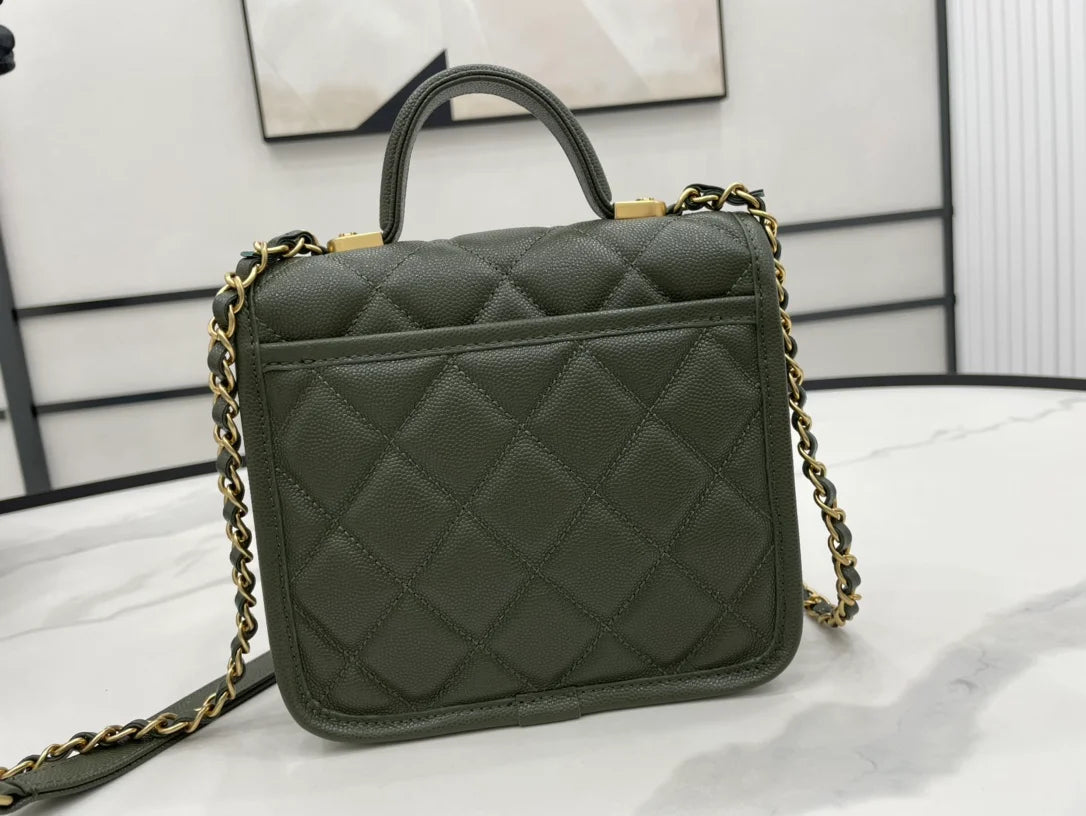 Dark Green Flap Bag P570105