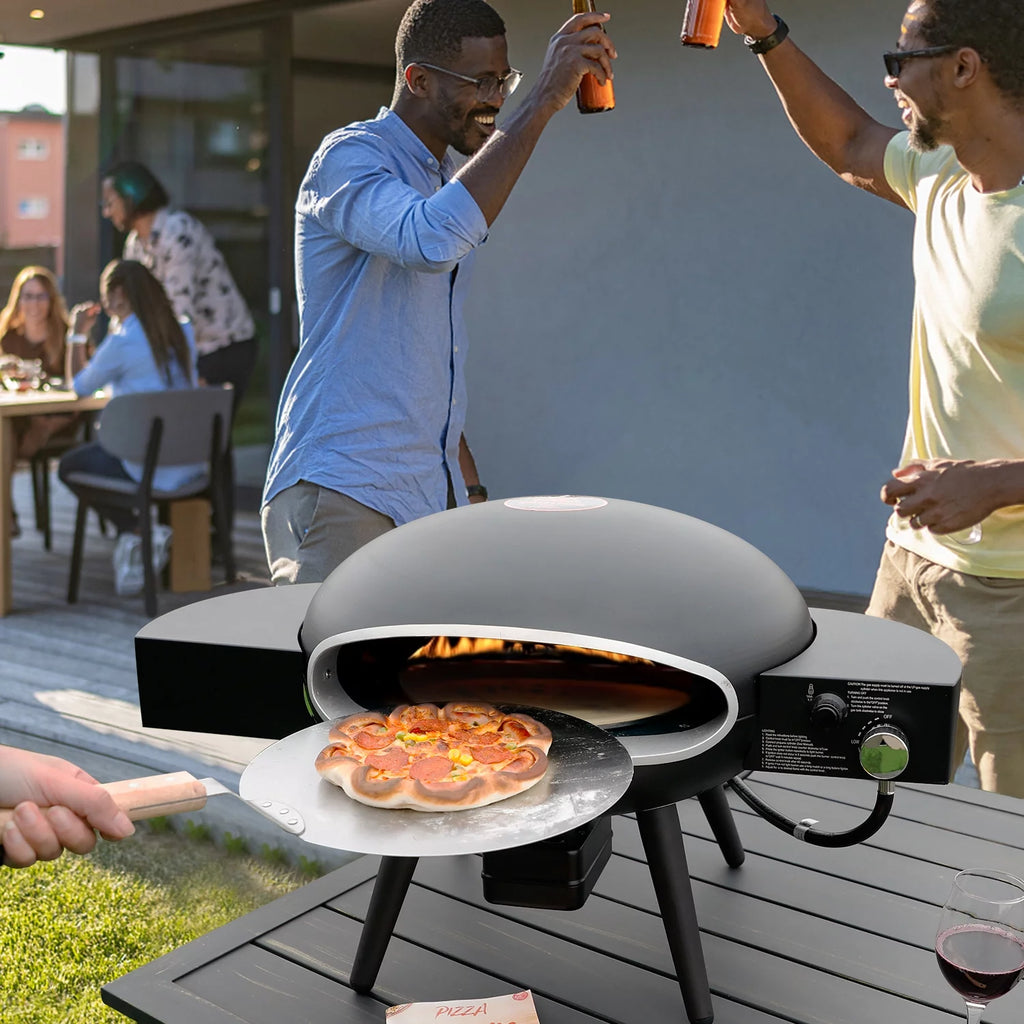 Portable Gas Pizza Oven with Stainless Steel Pizza Grill U31611