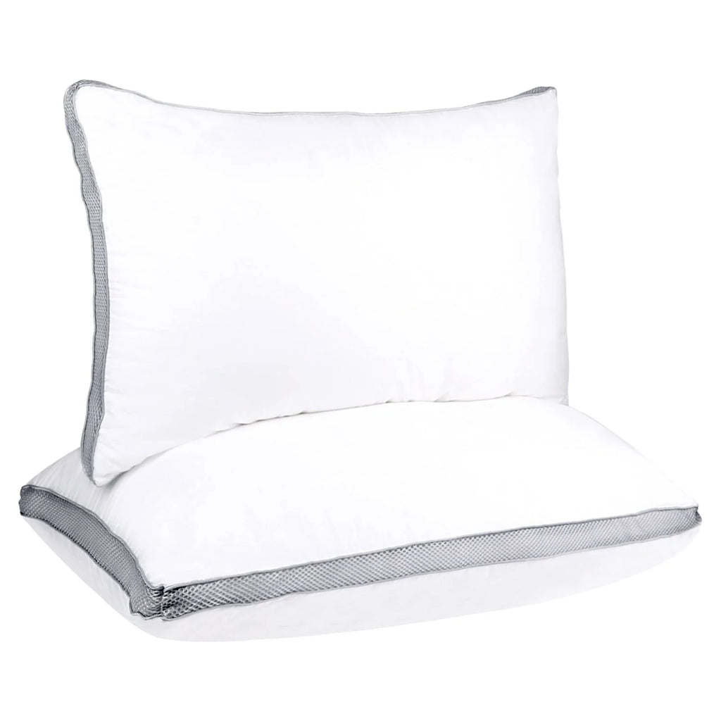 2 Pack Cotton Down Alternative Queen Size Pillows O355
