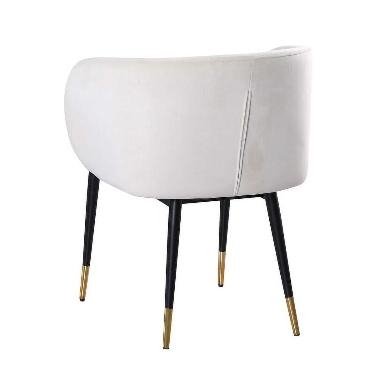 Gray Velvet Upholstered Side Chair C9093