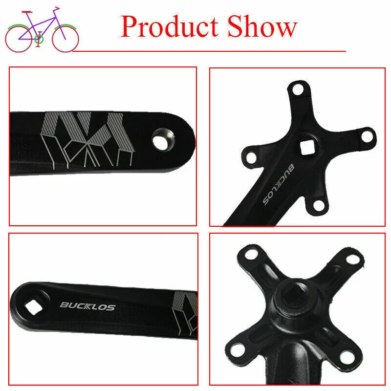 170mm Aluminum 7075 Black Mountain Bike Crank Arm I486330