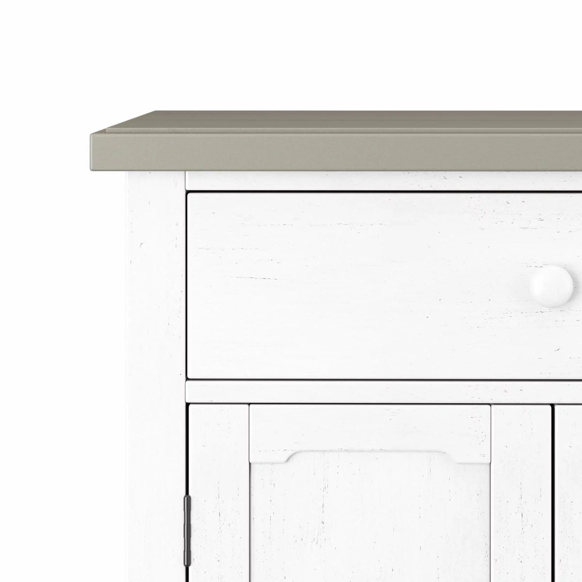 Gray Wood Dining Bench Metal Legs N366250