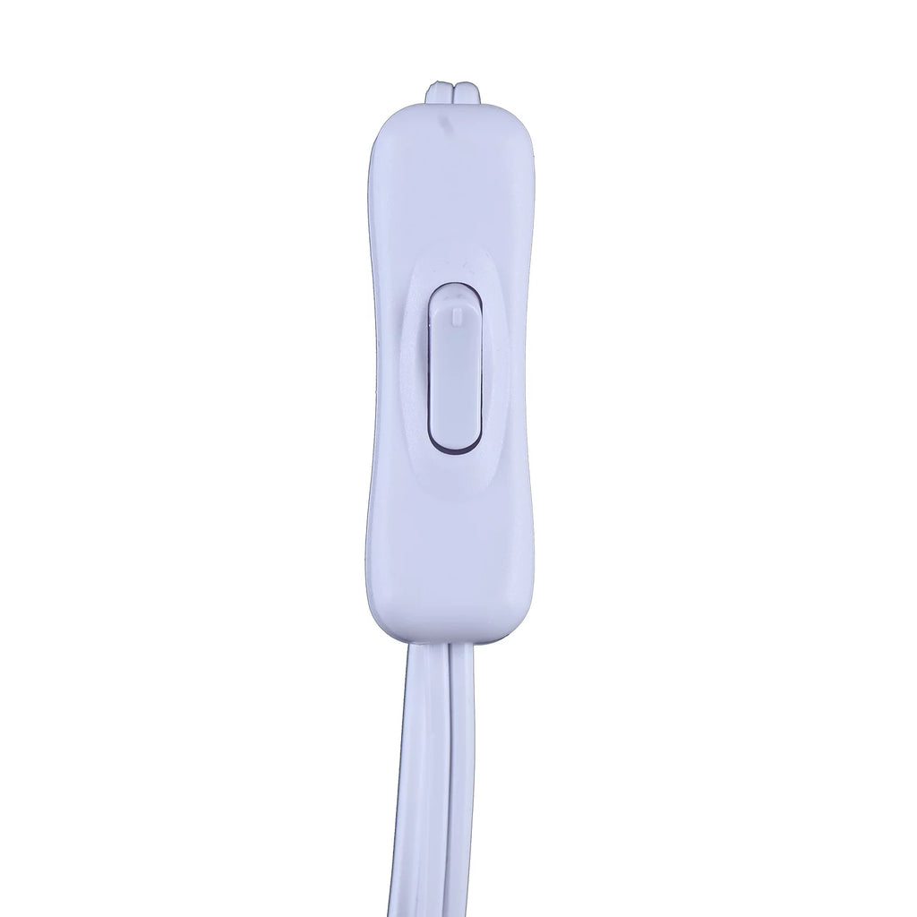 White Resin Plug in Wall Sconce Lamp L35737