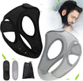 Breathable Cpap Chin Strap 2 Pack Black Grey C894