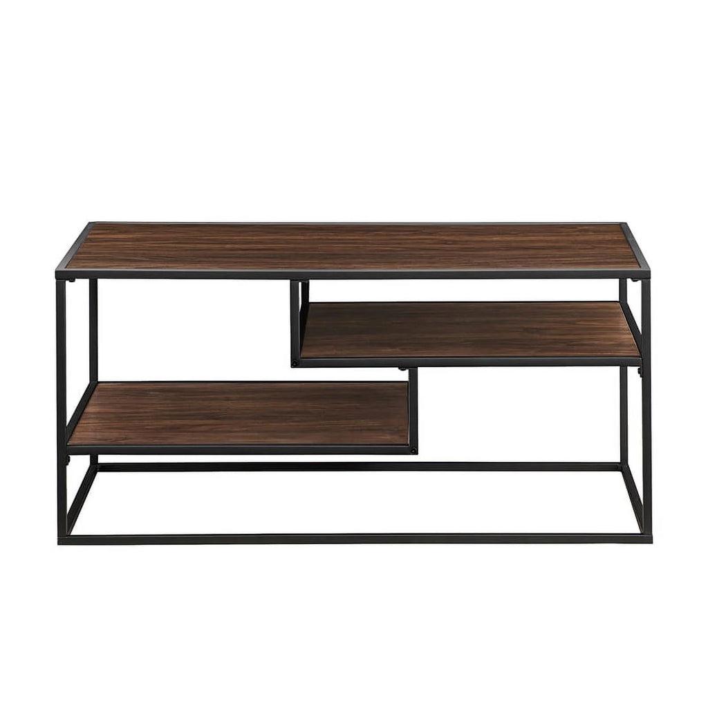 40" Metal and Wood Coffee Table N6987