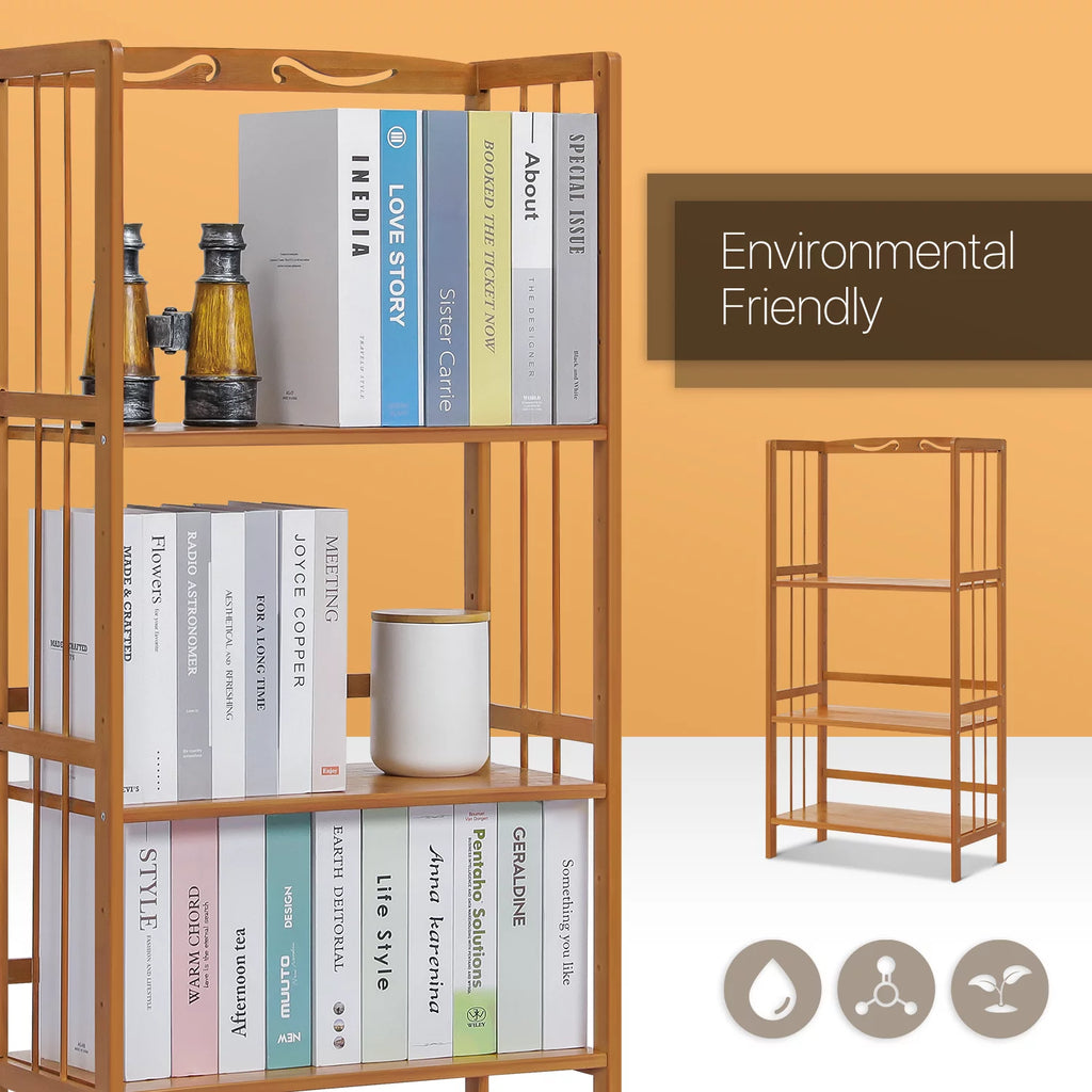Bamboo 3 Shelves Adjustable Bookshelf P693