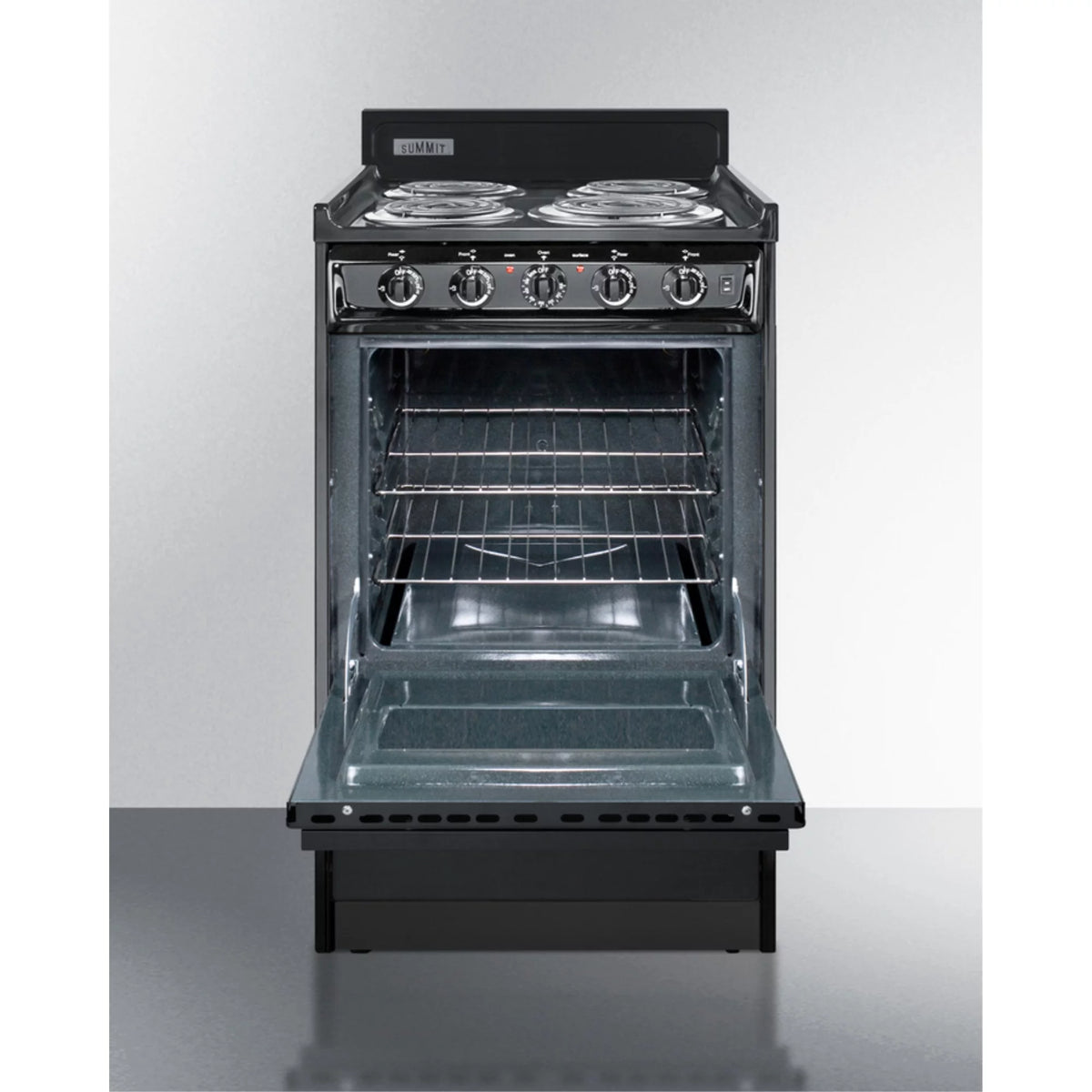20 in. Electric Range with Lower Storage Compartment, Black B760527