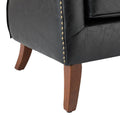 Upholstered Armchair with Square Arms Set of 2 D8475
