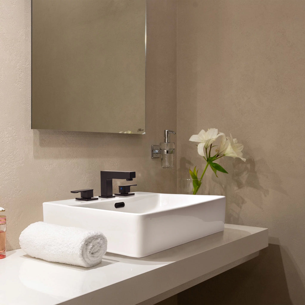 20" Rectangle White Ceramic Vessel Sink I1462