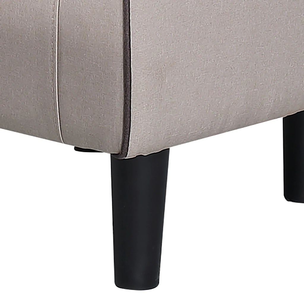 Beige Fabric Accent Chair Q27623